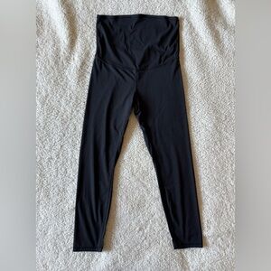 Sunzel Women's Maternity Leggings Black Size Large